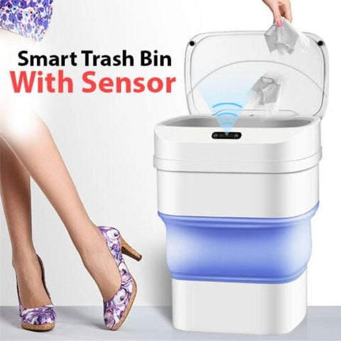 FOLDABLE SENSOR DUSTBIN - beautysweetie